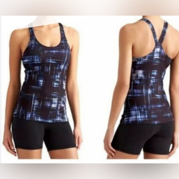 Athletica multicolor razorback top for workout size medium - Picture 5 of 8